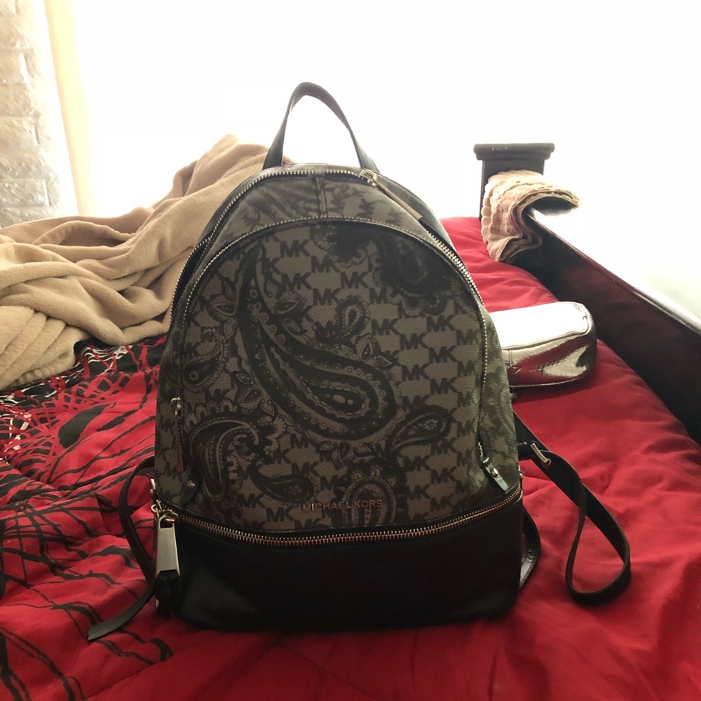 Michael Kors backpack with wallet